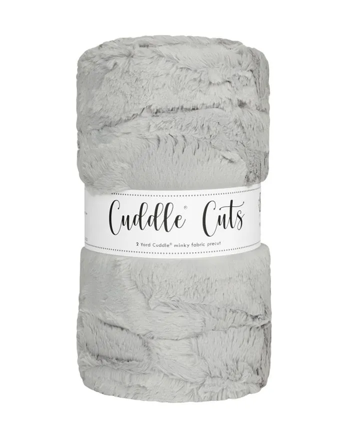 2 Yard Cuddle Cuts Hide - Silver