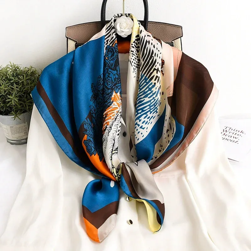 90*90cm Square Silk Scarf