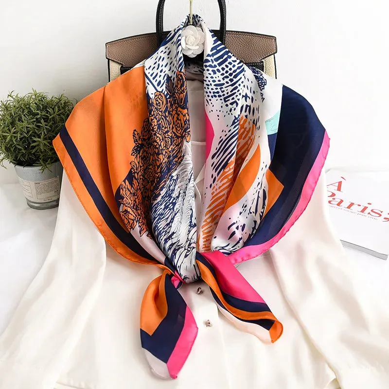 90*90cm Square Silk Scarf