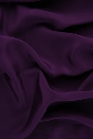 Amethyst Silk Crepe de Chine Fabric