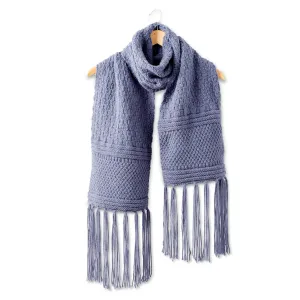 Bernat Texture Mix Knit Scarf