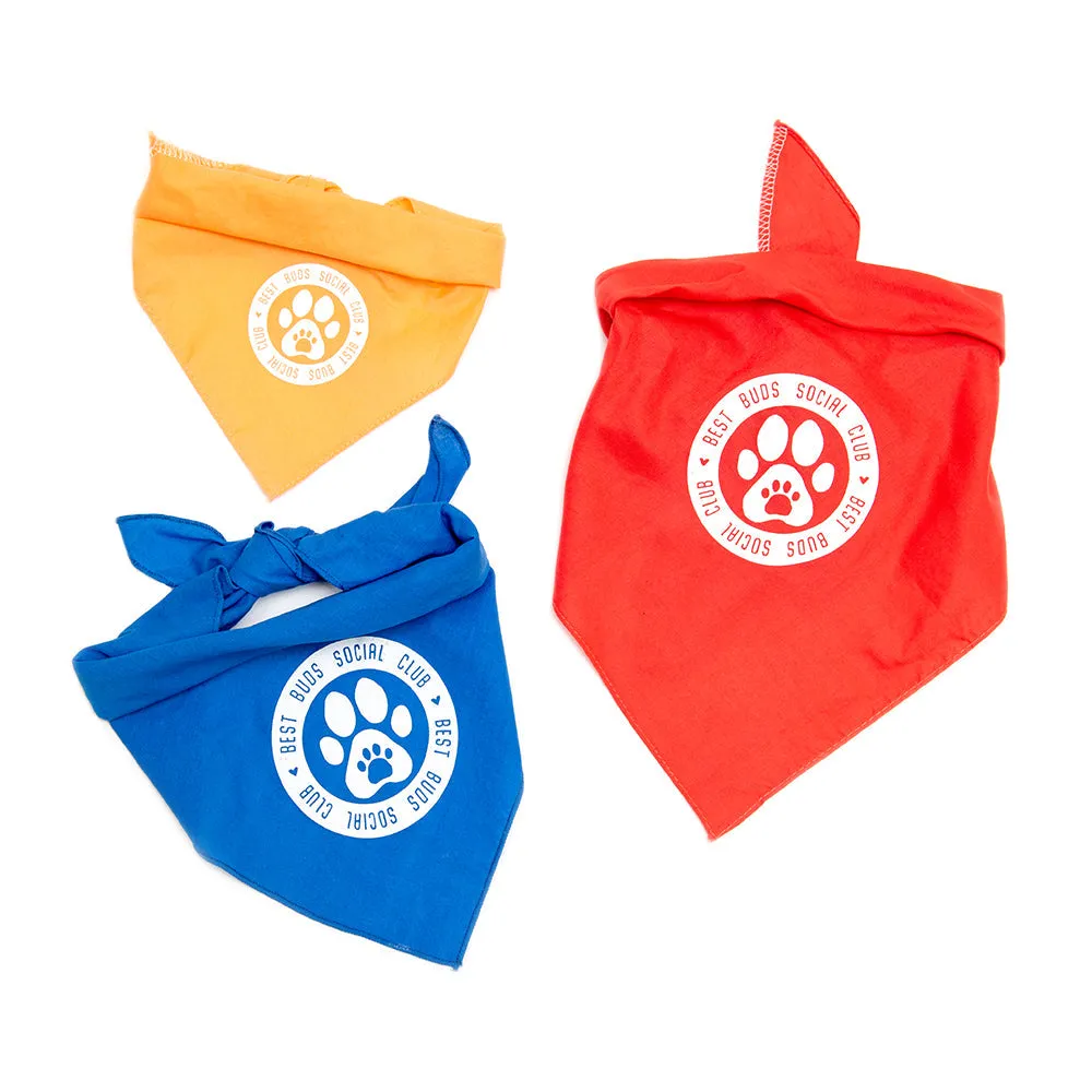 Best Buds Social Club Pet Bandana - Large