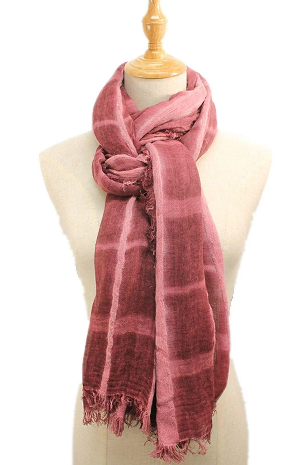 Casaba Womens Cotton Classy Sheer Scarves Scarf Shawls Light Wrap