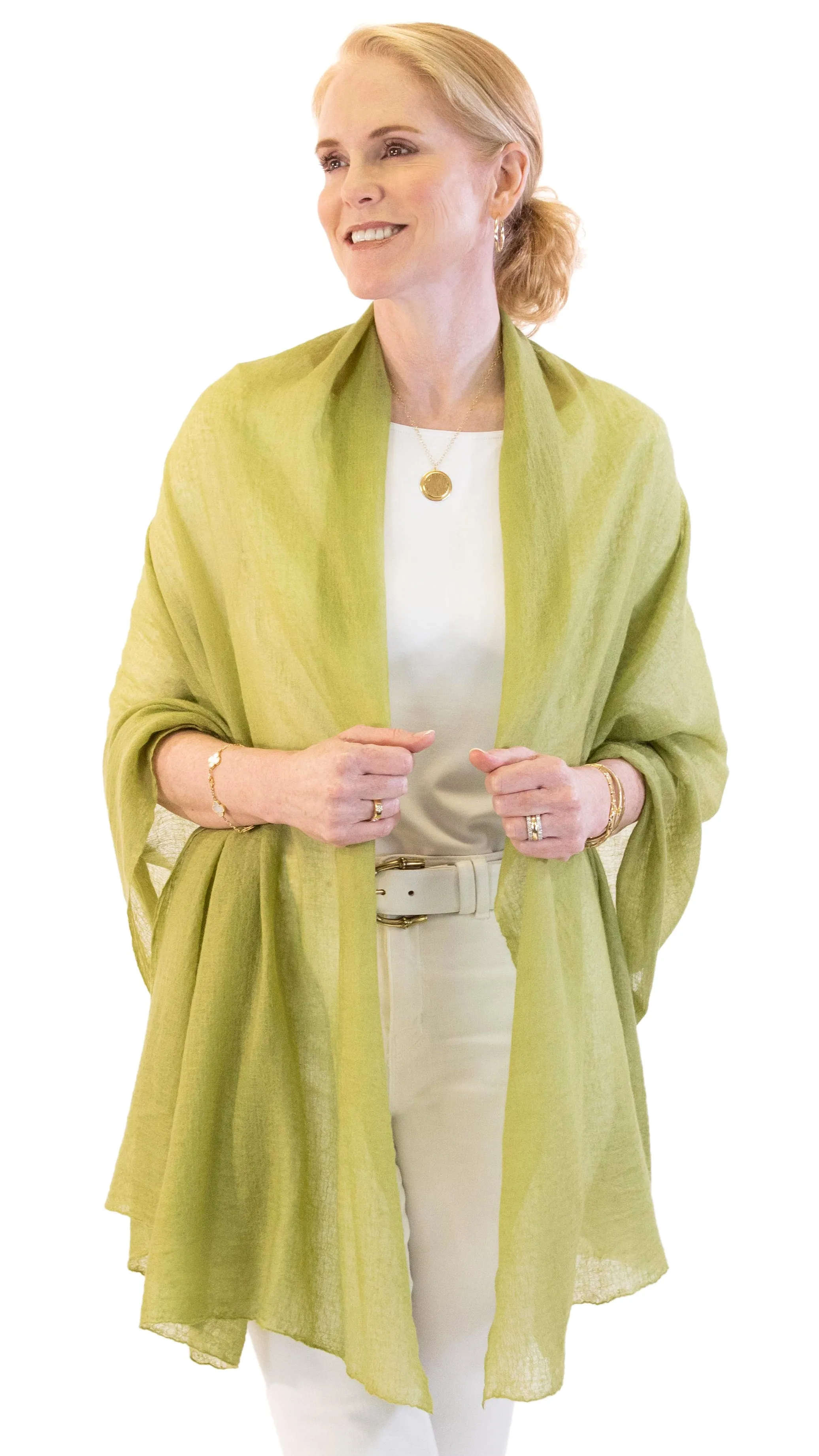 Cashmere Wrap - Fern