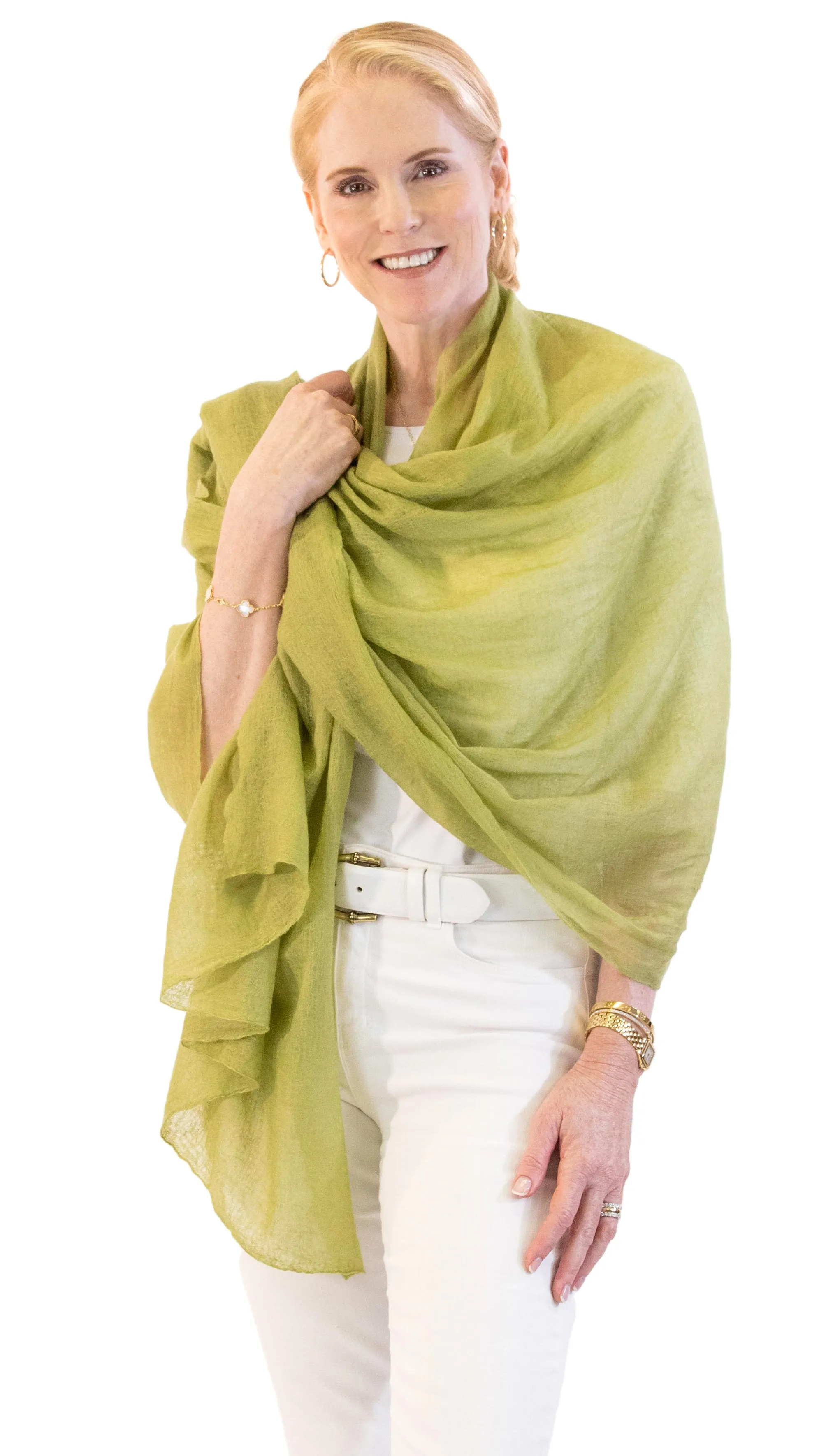 Cashmere Wrap - Fern