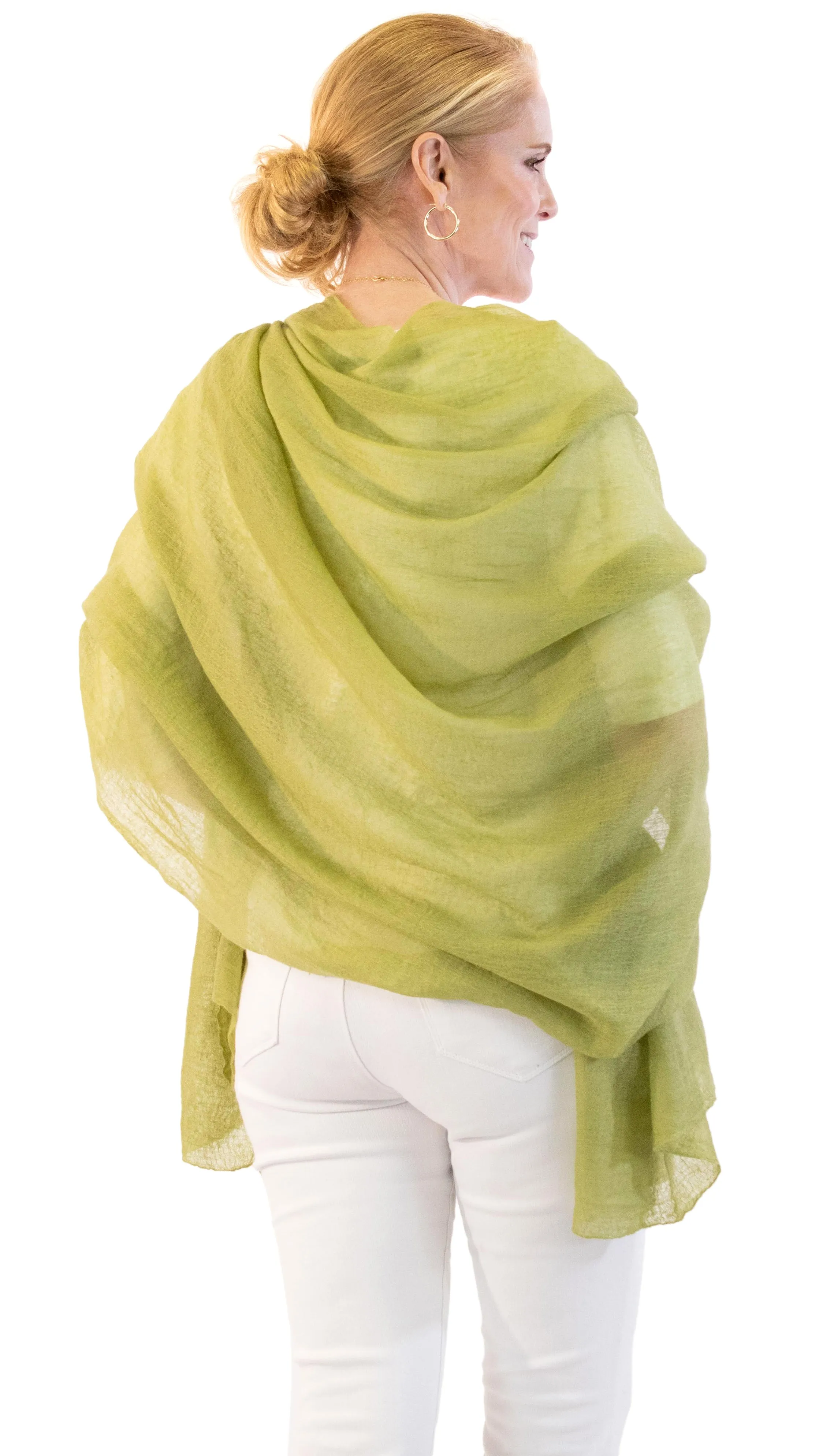 Cashmere Wrap - Fern