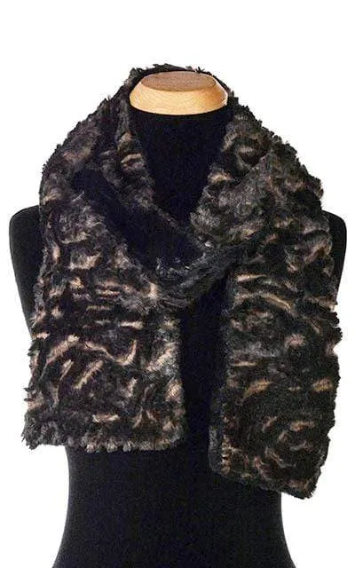 Classic Scarf - Two-Tone, Luxury Faux Fur in Vintage Rose  - Sold Out!