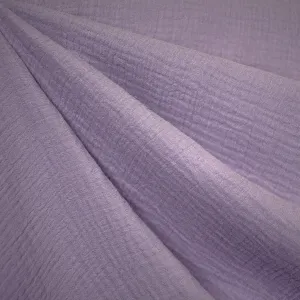 Cotton Double Gauze Solid Lavender