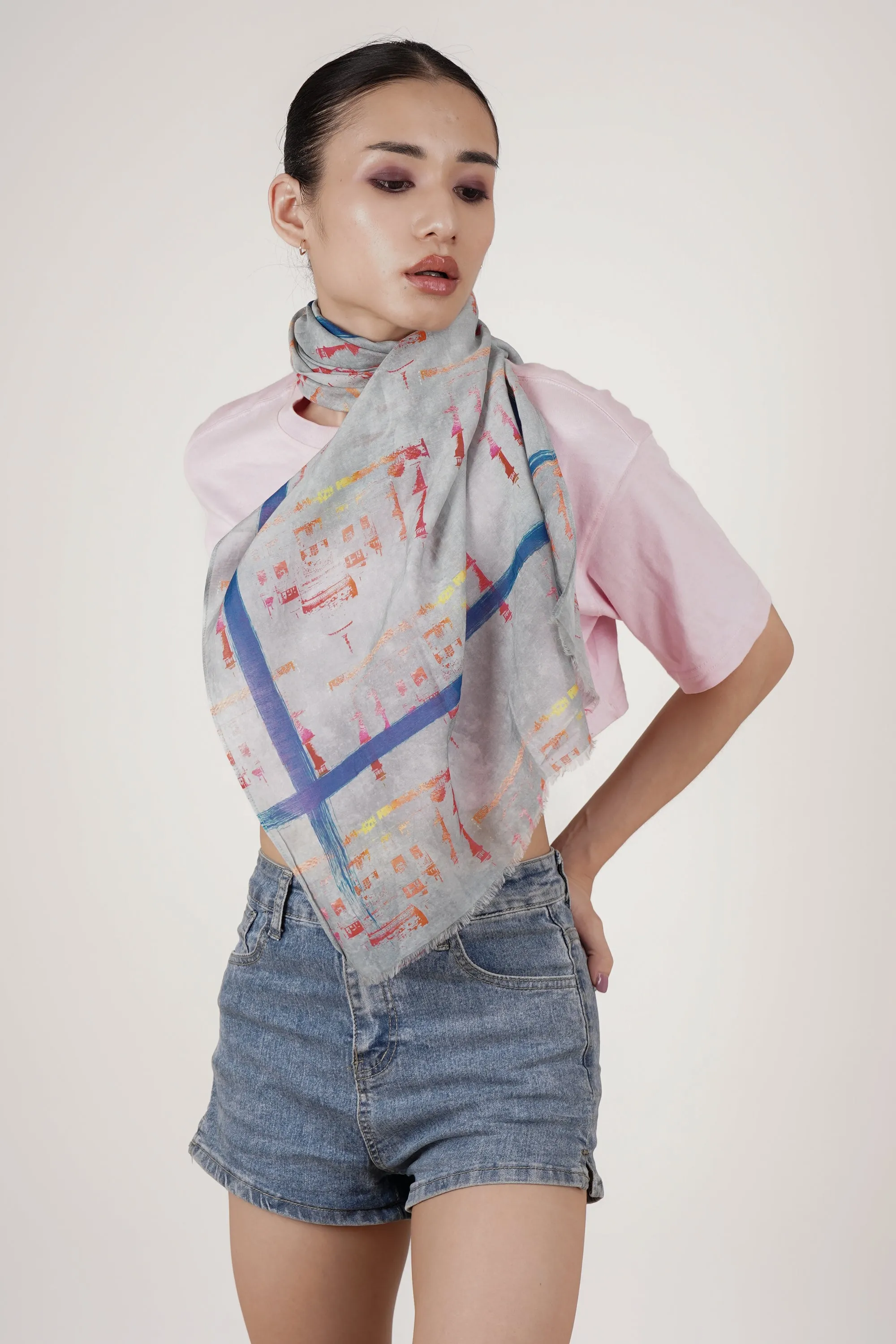 Cotton Silk Scarf