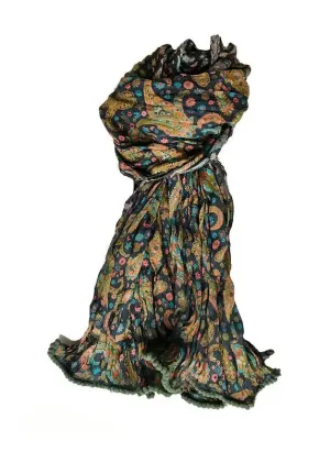 Crinkled Cotton Scarves