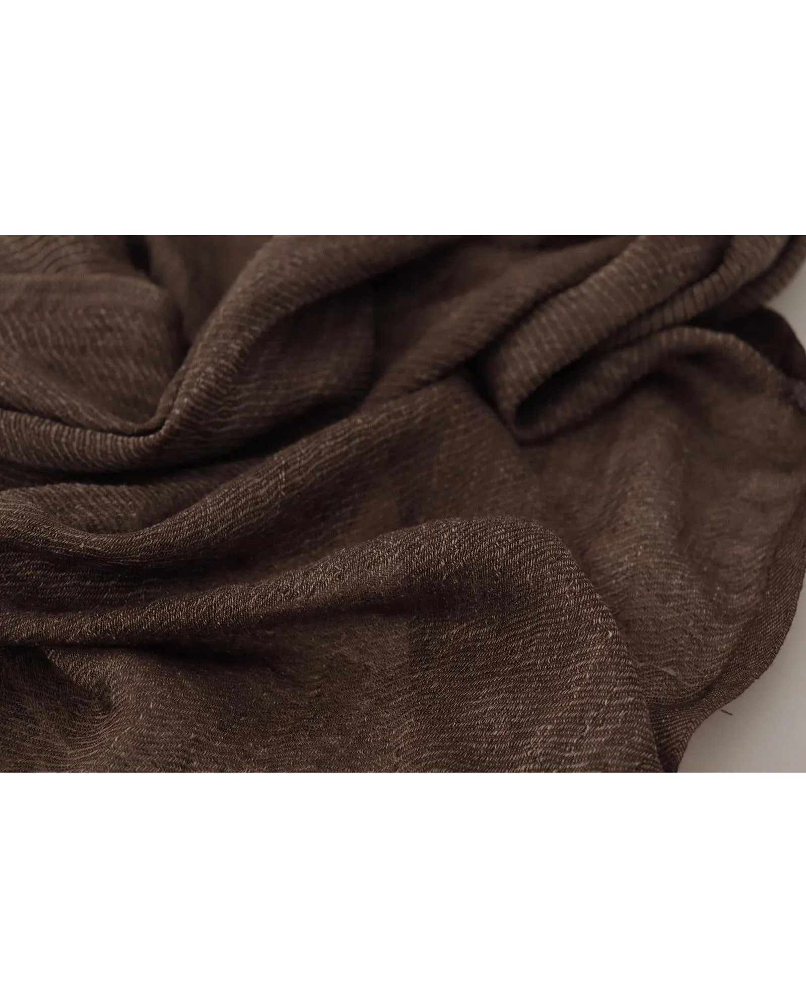 Dolce & Gabbana Brown Cashmere Scarf