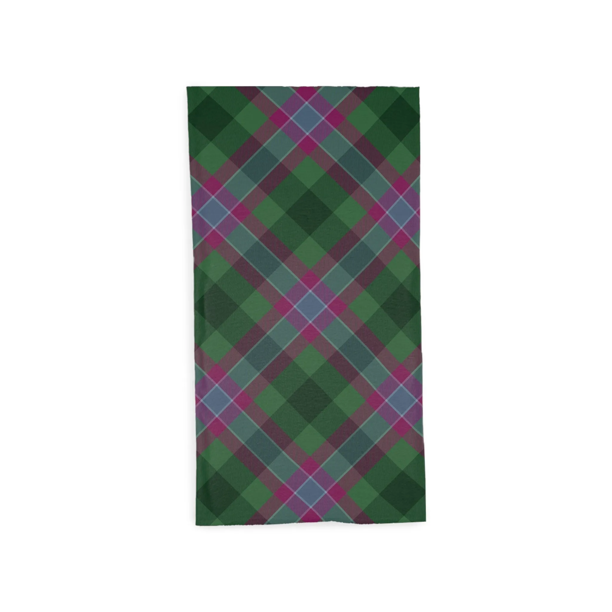 Dunans Rising Tartan Tube Scarf