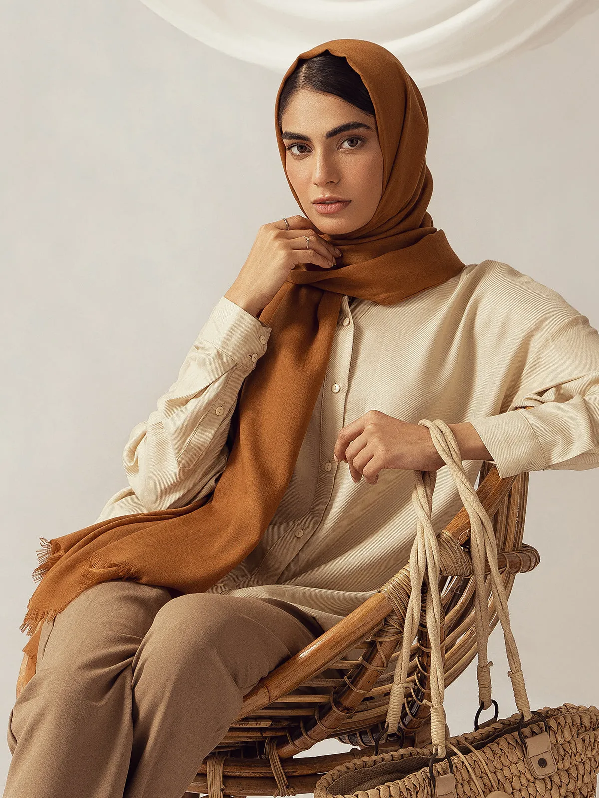 Eco-Luxe Scarves & Hijabs - Bronze