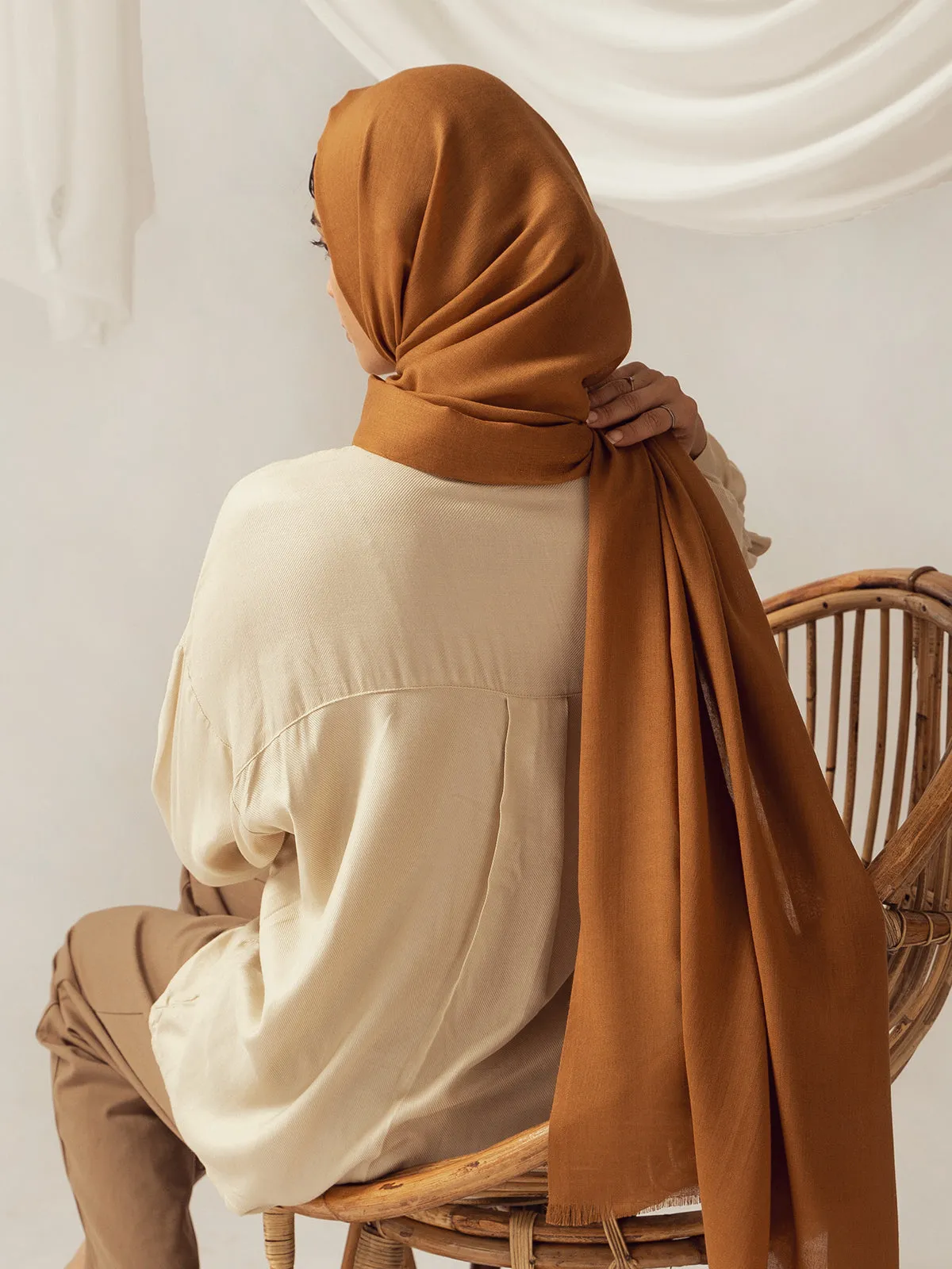 Eco-Luxe Scarves & Hijabs - Bronze