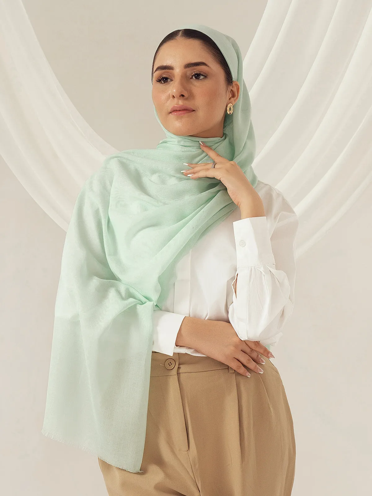 Eco-Luxe Scarves & Hijabs - Mint