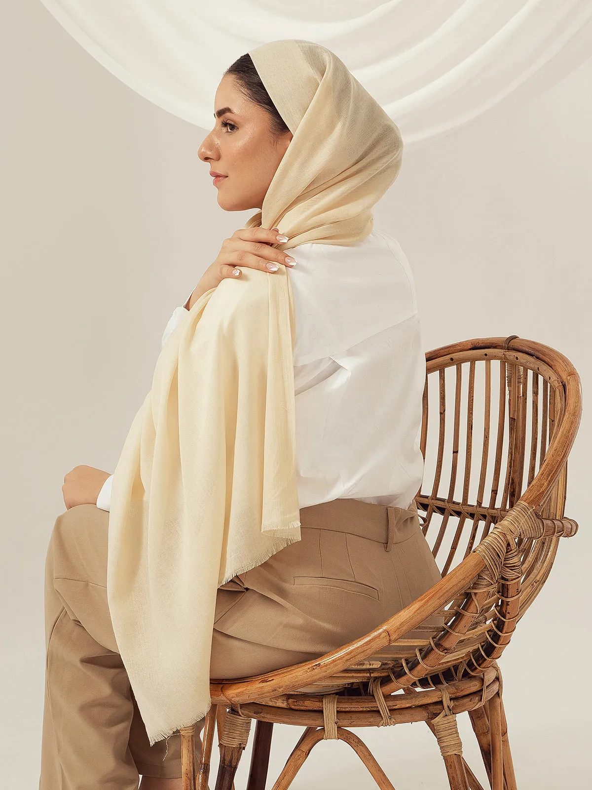 Eco-Luxe Scarves & Hijabs - Pearl