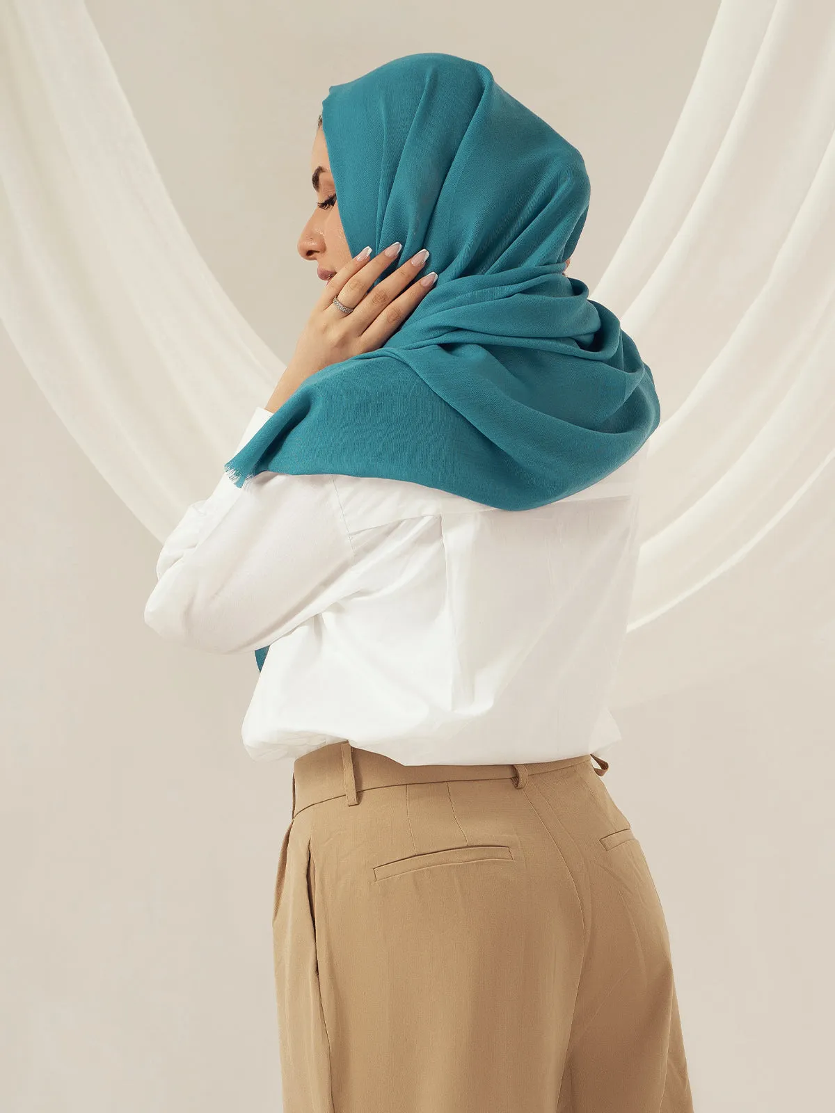 Eco-Luxe Scarves & Hijabs - Teal