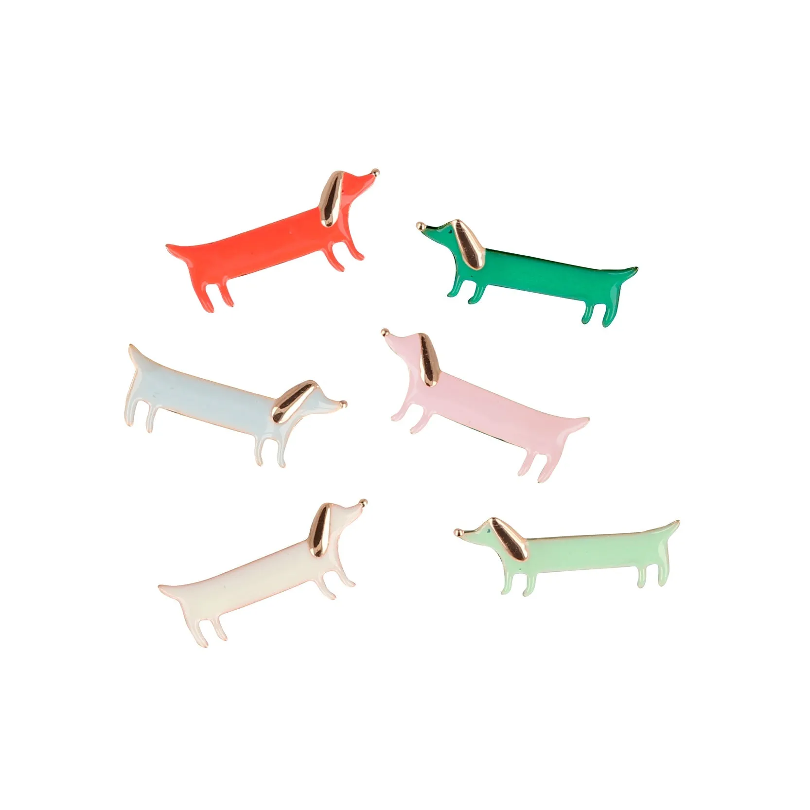 Festive Stripe Sausage Dog Crackers