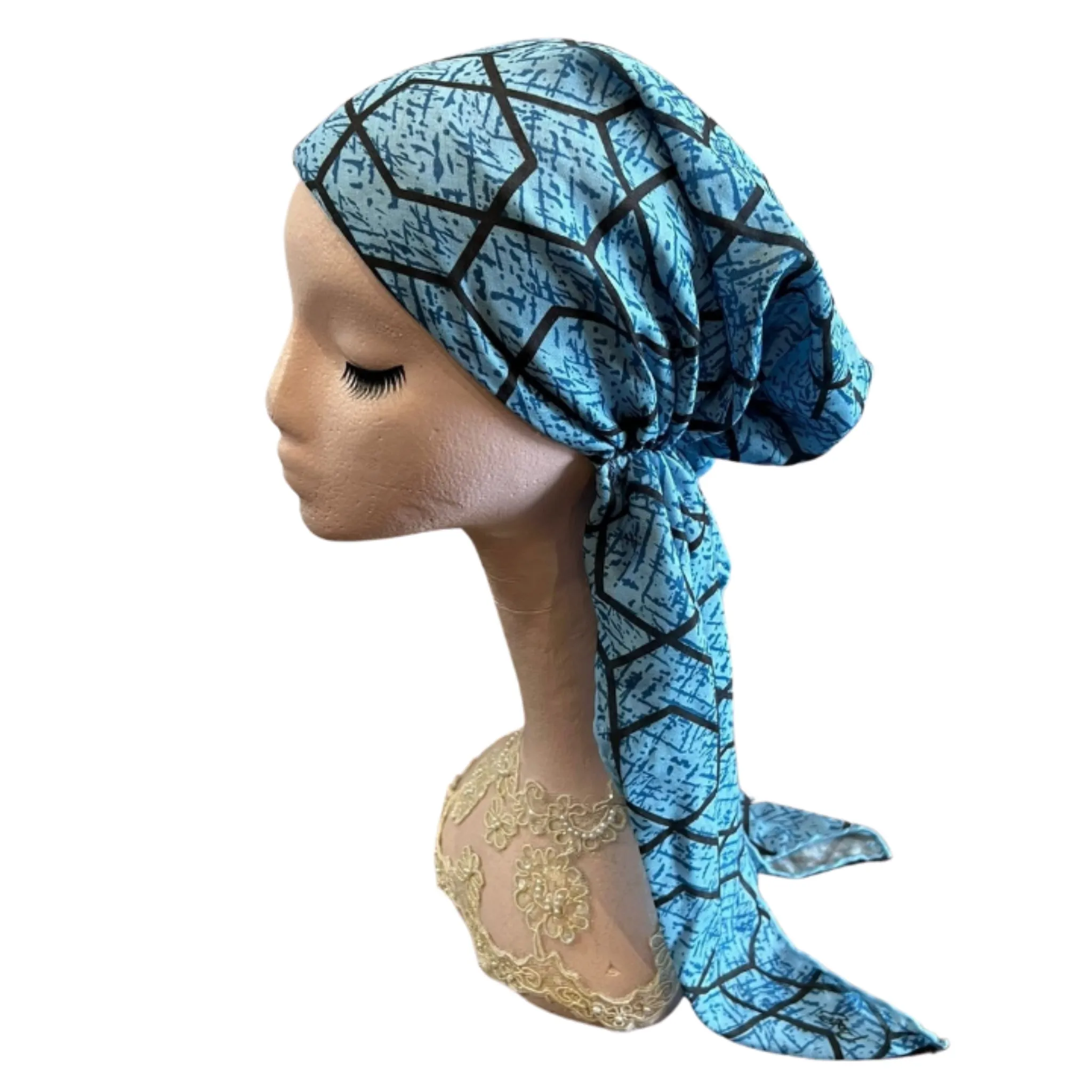 Geometric Headscarf Open & Pre-tied Revaz