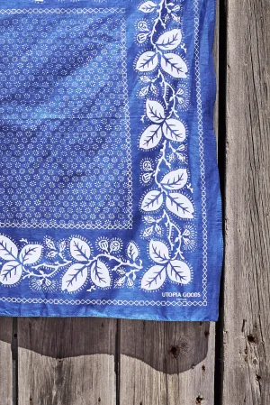 Gum Navy Cotton Bandana