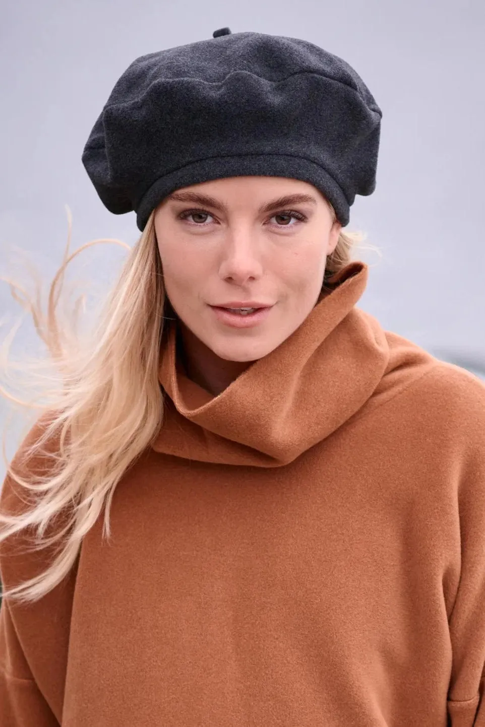 Henriette Steffensen Beret - Soft Black