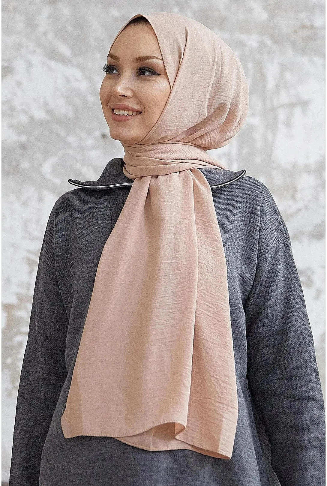 Jazz Muslim Hijab Scarf for Women - Rosy Brown