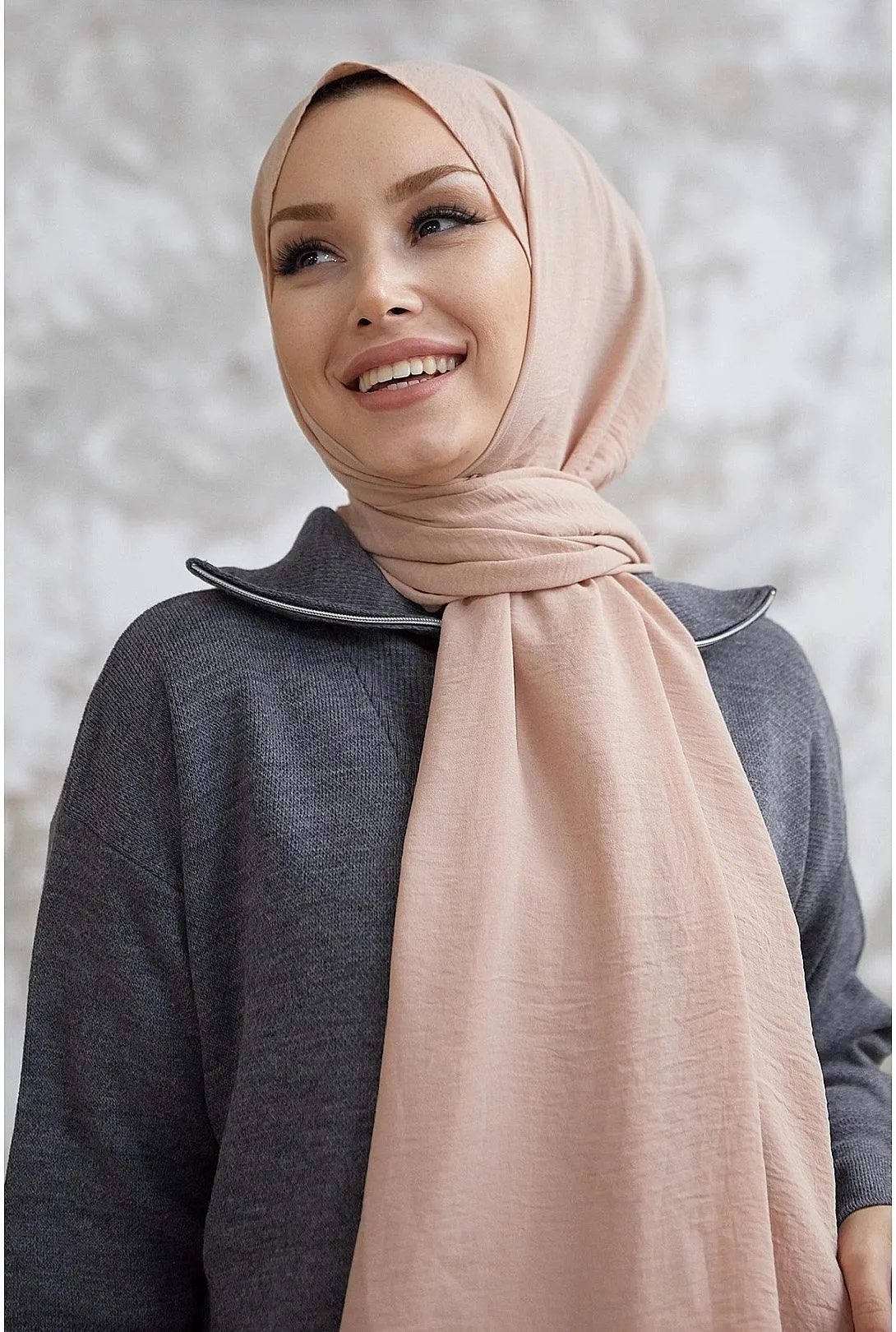 Jazz Muslim Hijab Scarf for Women - Rosy Brown