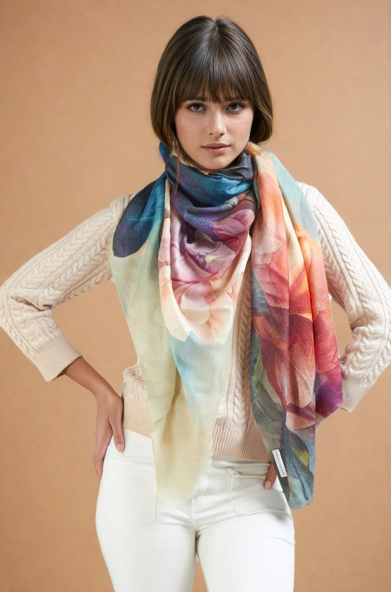 Jennifer Cashmere Wool Scarf