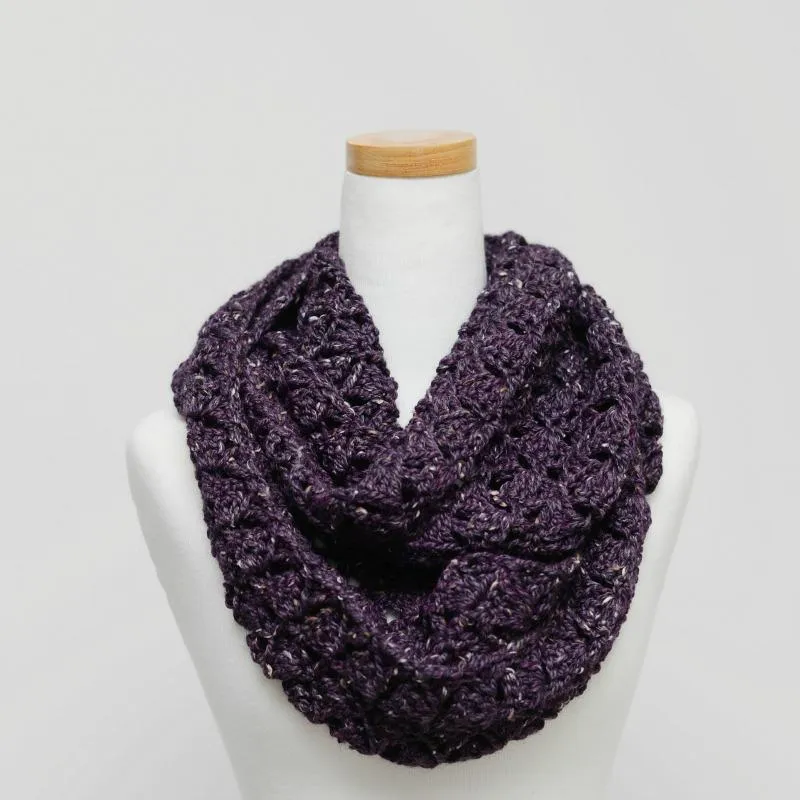 LUXE Fan Infinity Scarf - Merino   Alpaca Blend