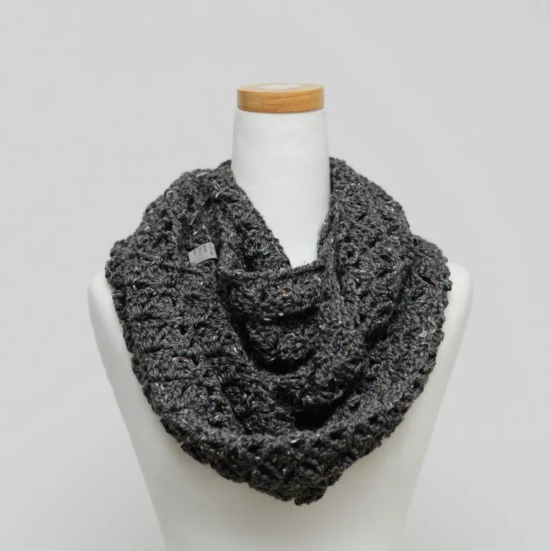 LUXE Fan Infinity Scarf - Merino   Alpaca Blend