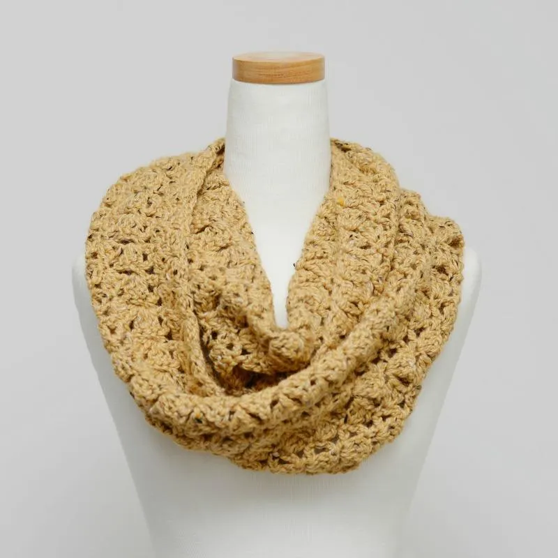 LUXE Fan Infinity Scarf - Merino   Alpaca Blend