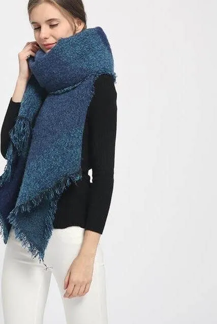 Luxury Women's Shawls Winter Warm Scarf