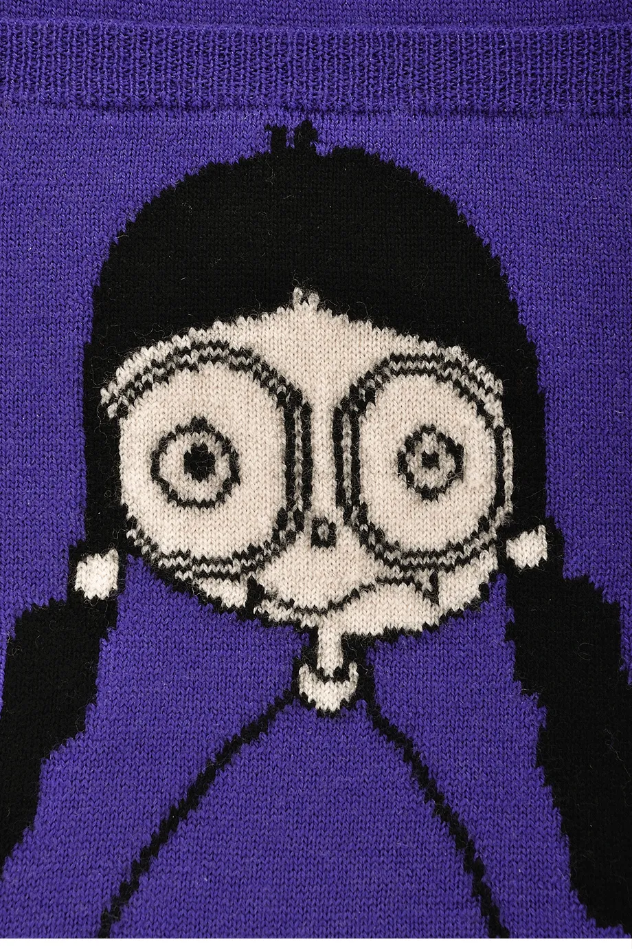 MISS MARC Purple Wool Woman Scarf