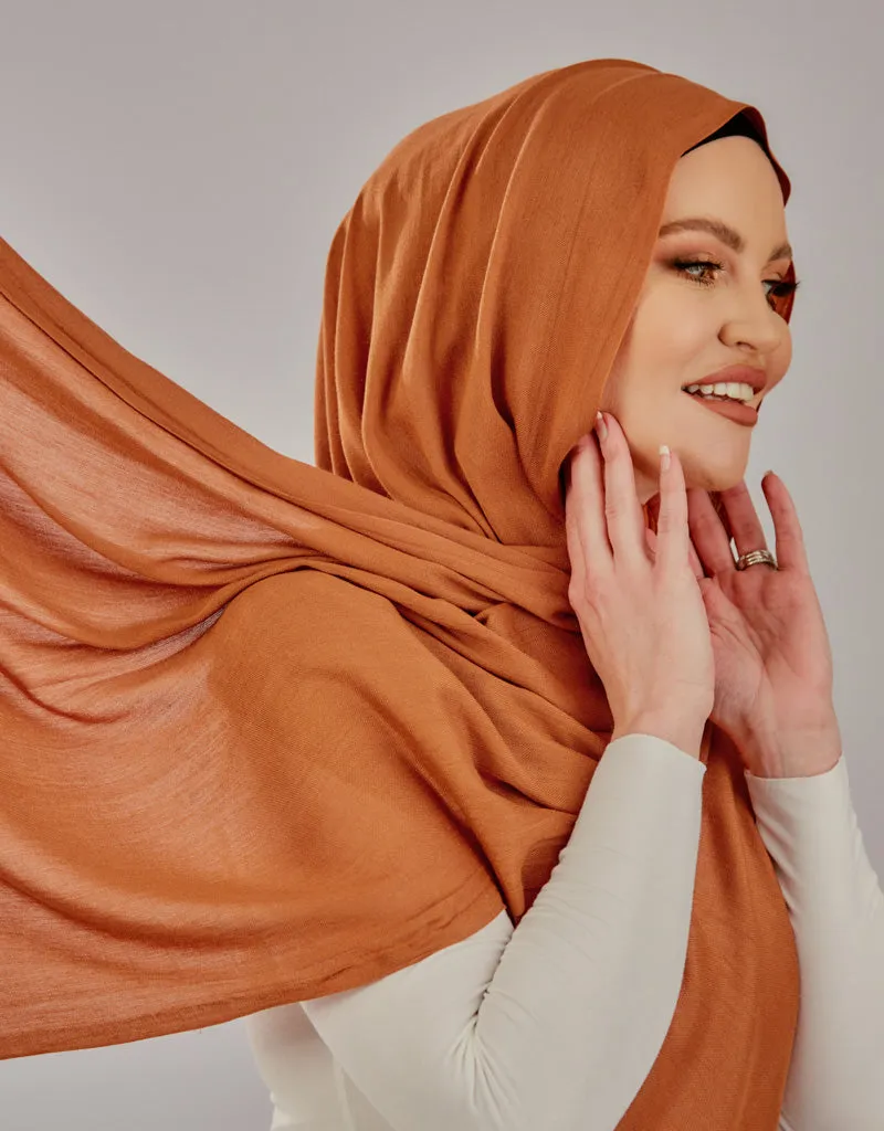 Modelle Twisted Scarves - Shades of Orange