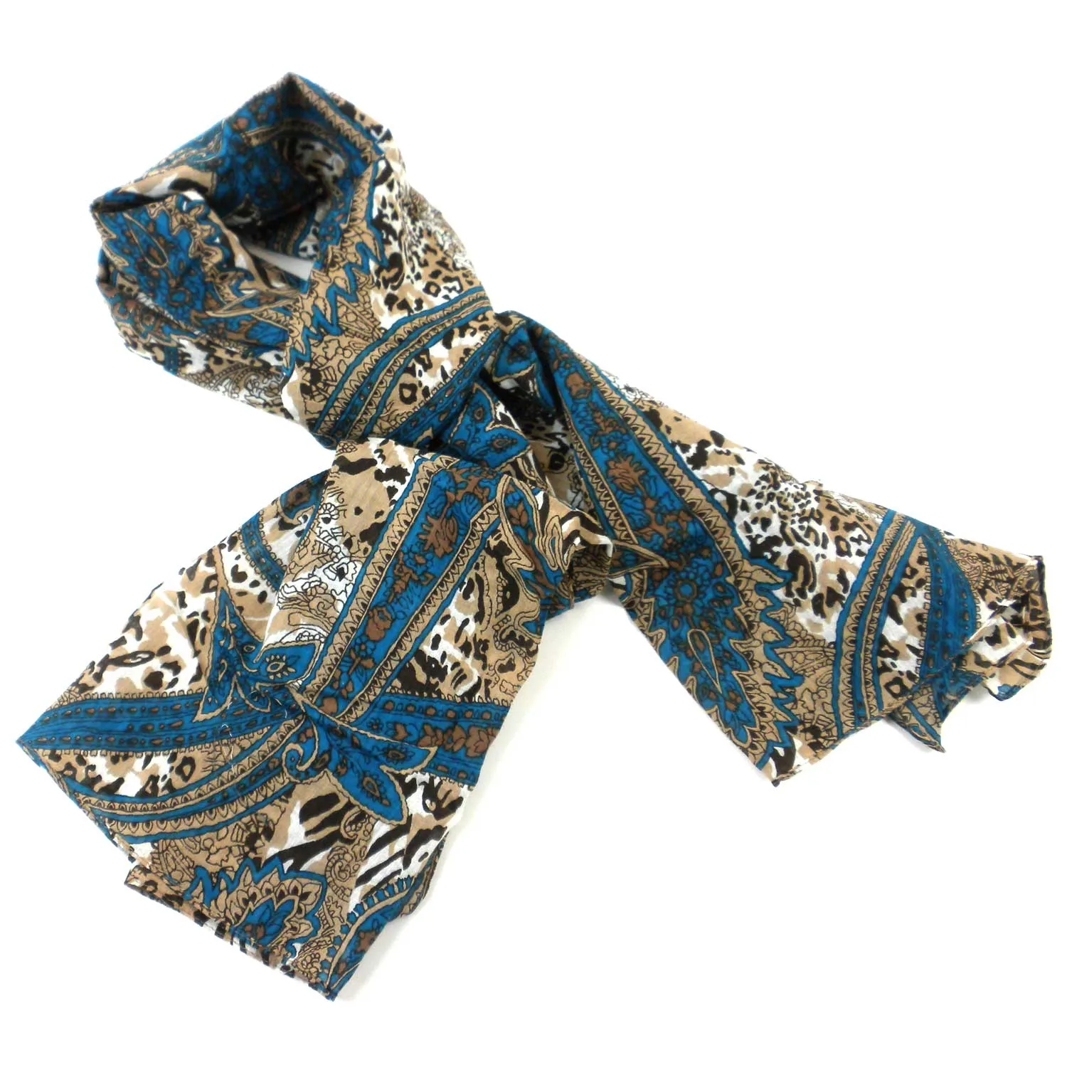 Paisley Cotton Scarf Asha Handicrafts