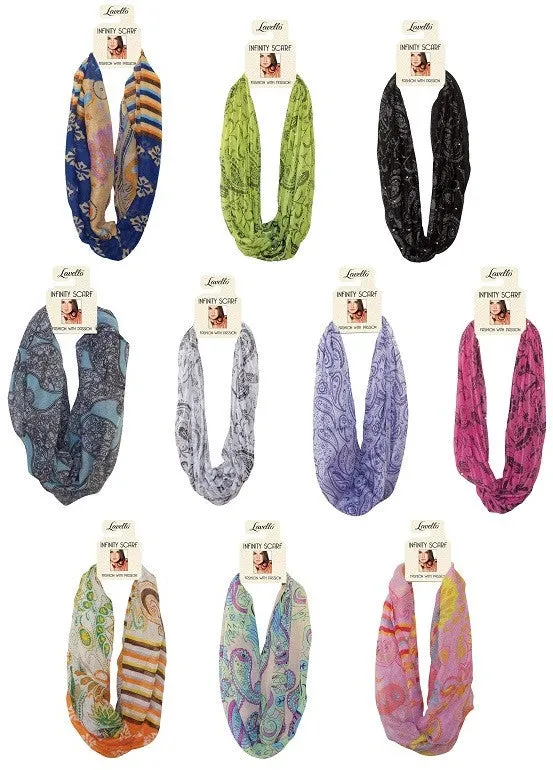 paisley infinity scarf Case of 36