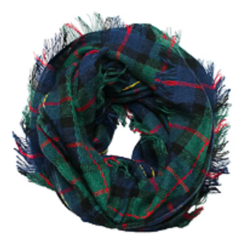 Plaid Infinity Scarves