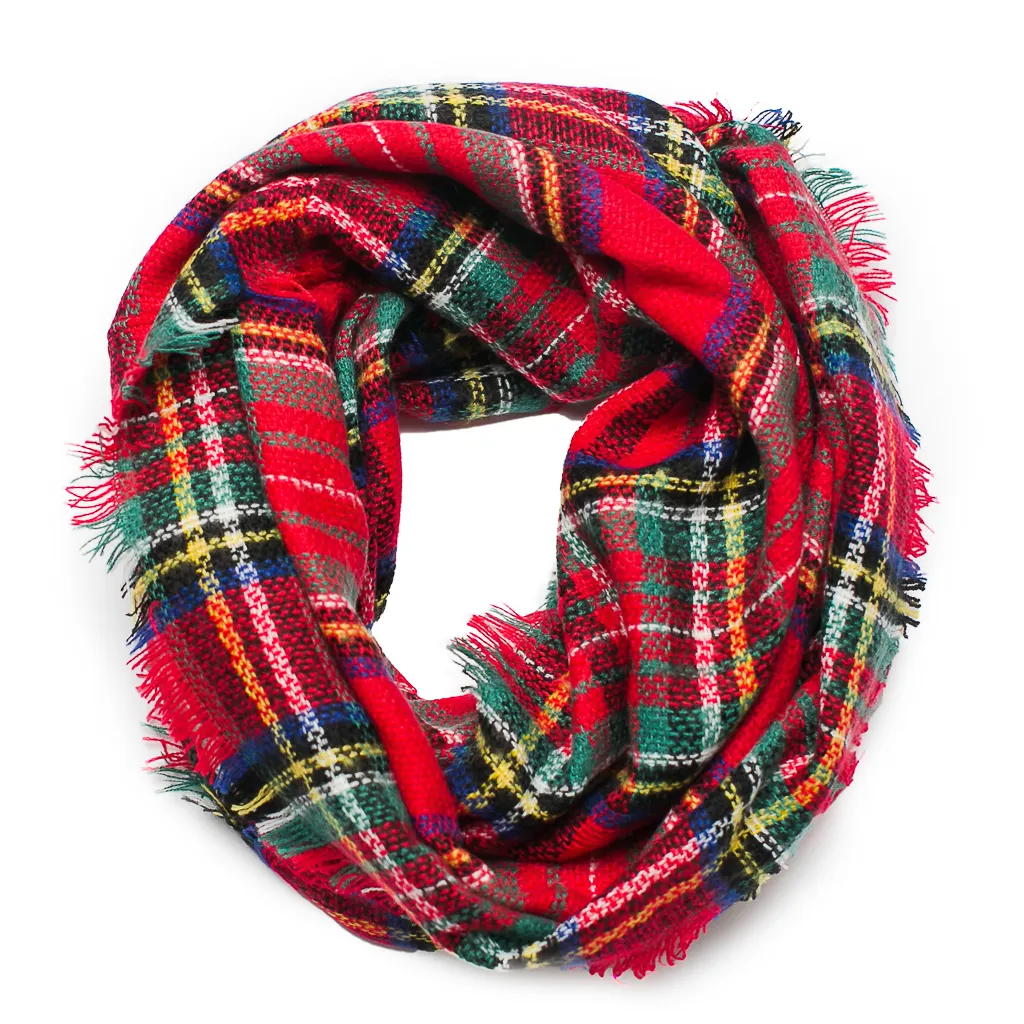 Plaid Infinity Scarves