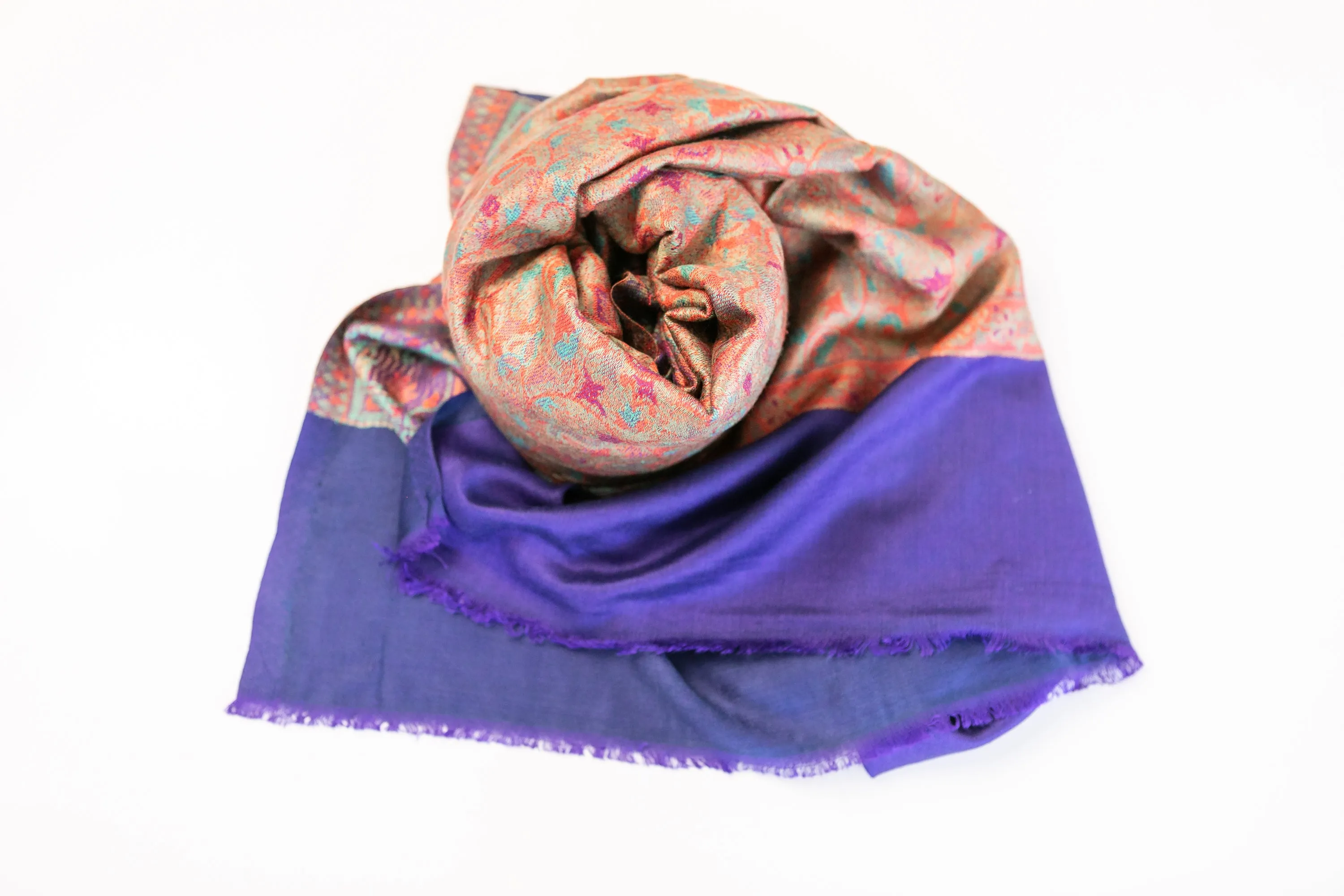 Raw Cut Rayon Shawl