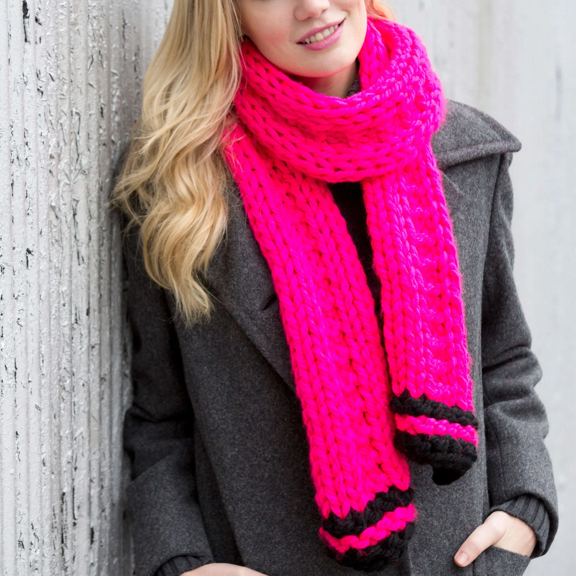 Red Heart Easy Knit Scarf