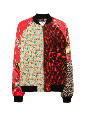 Regenerated Silk Scarves Bomber