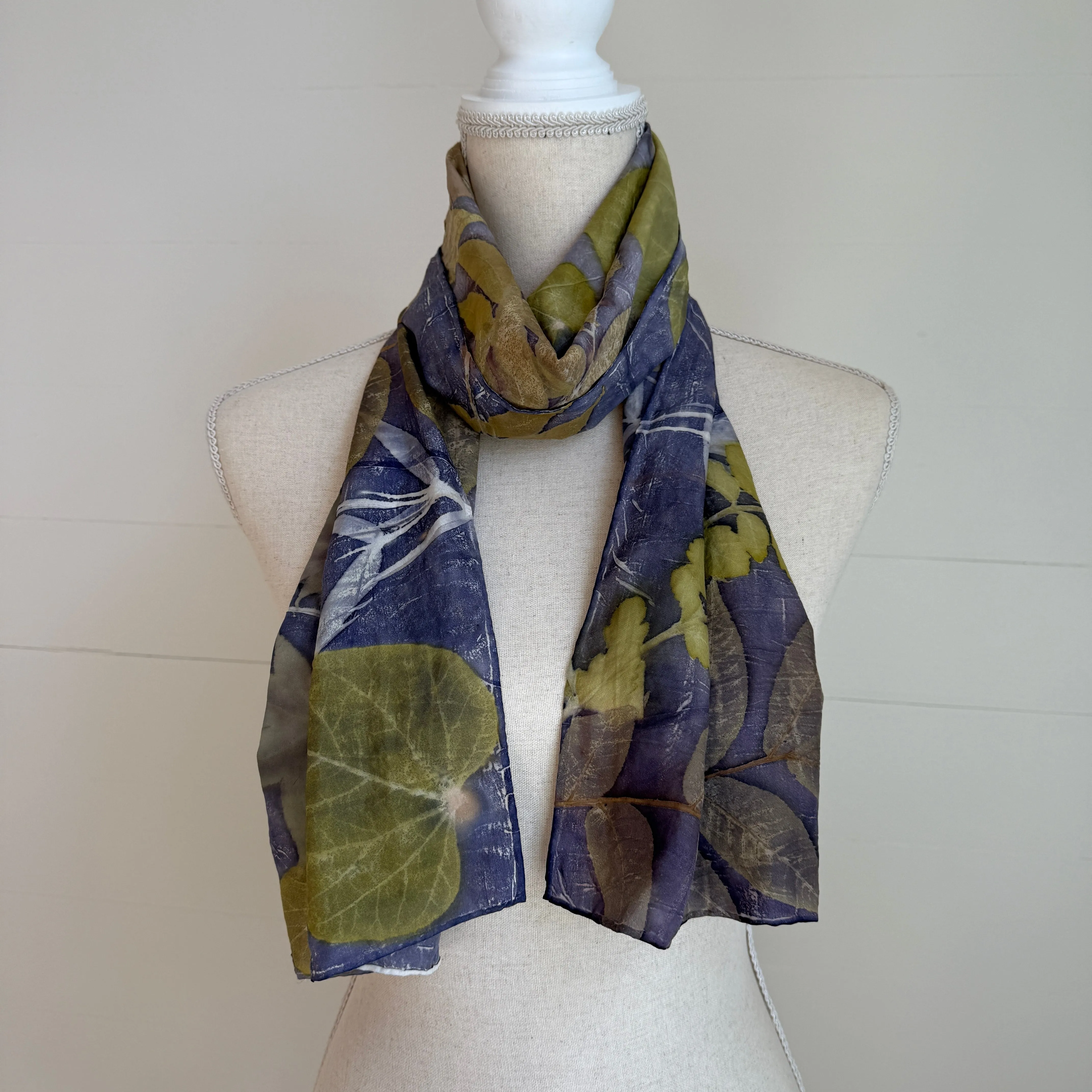 Silk Scarf | "Christy" Dark Logwood