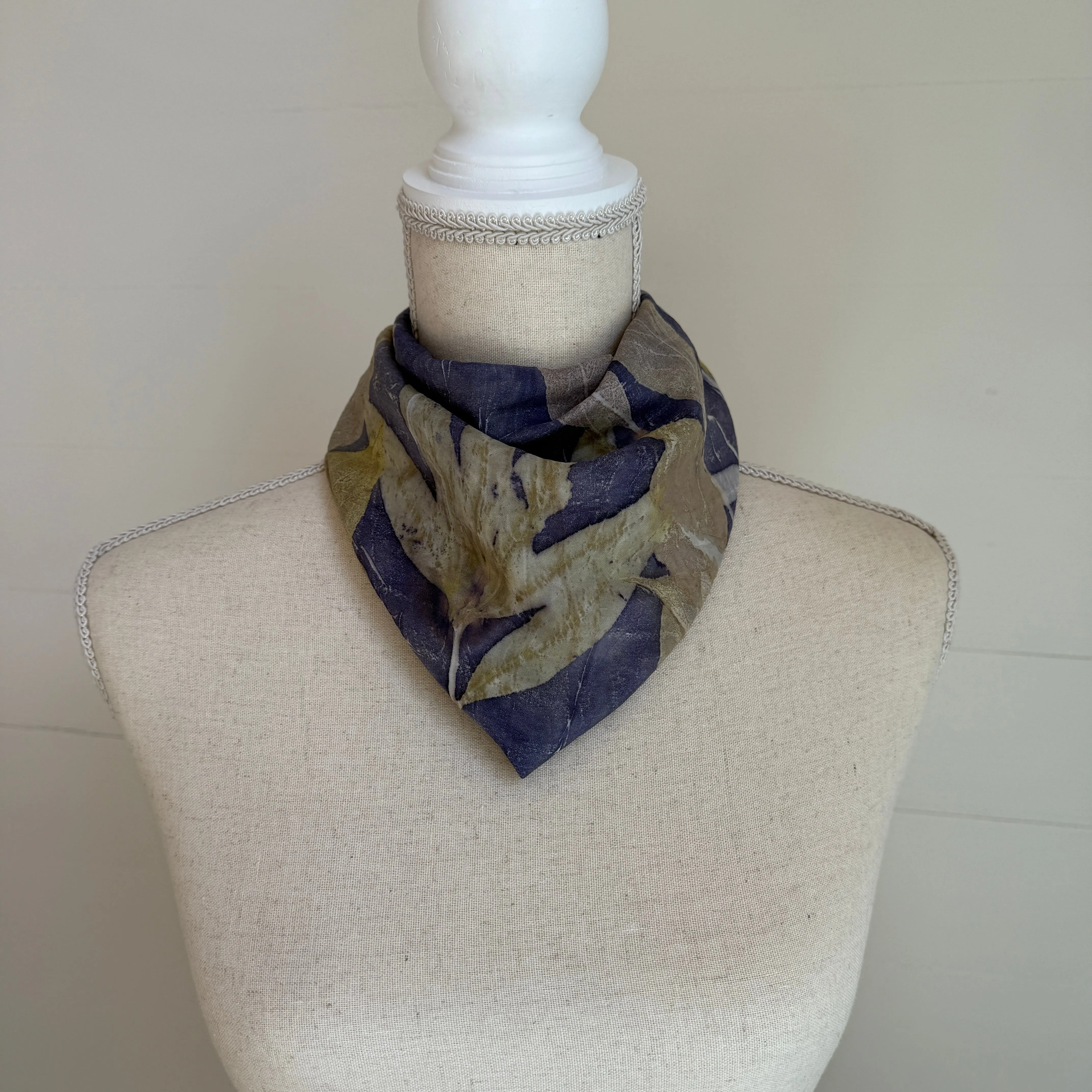 Silk Scarf | "Christy" Dark Logwood