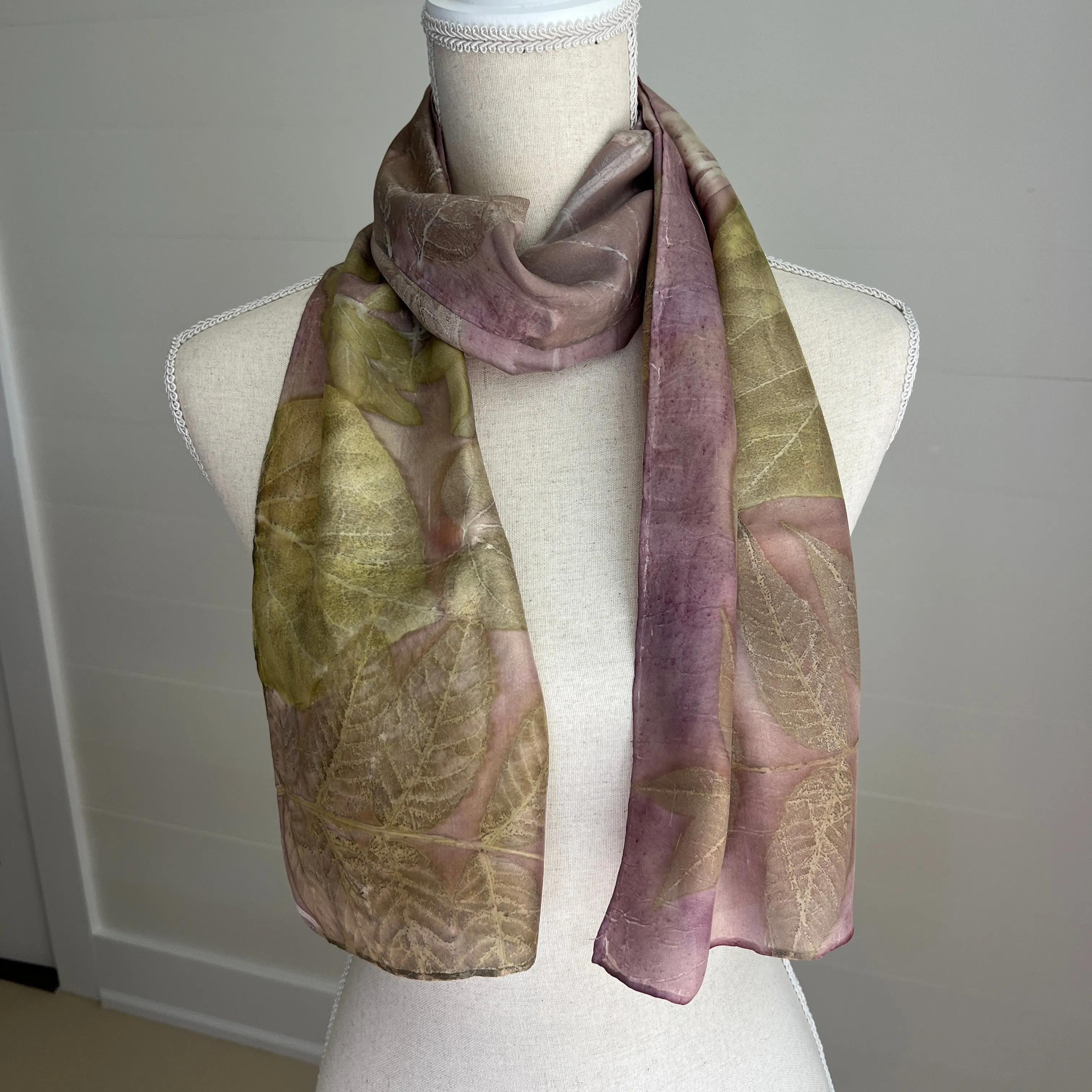 Silk Scarf | "Jessie" Cochineal - Sappanwood