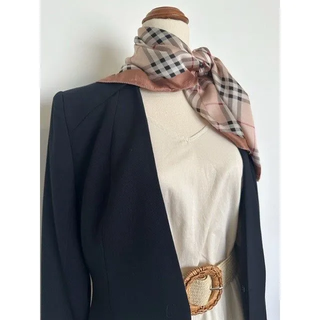 Stylish Silky Scarf - Pink Burberry