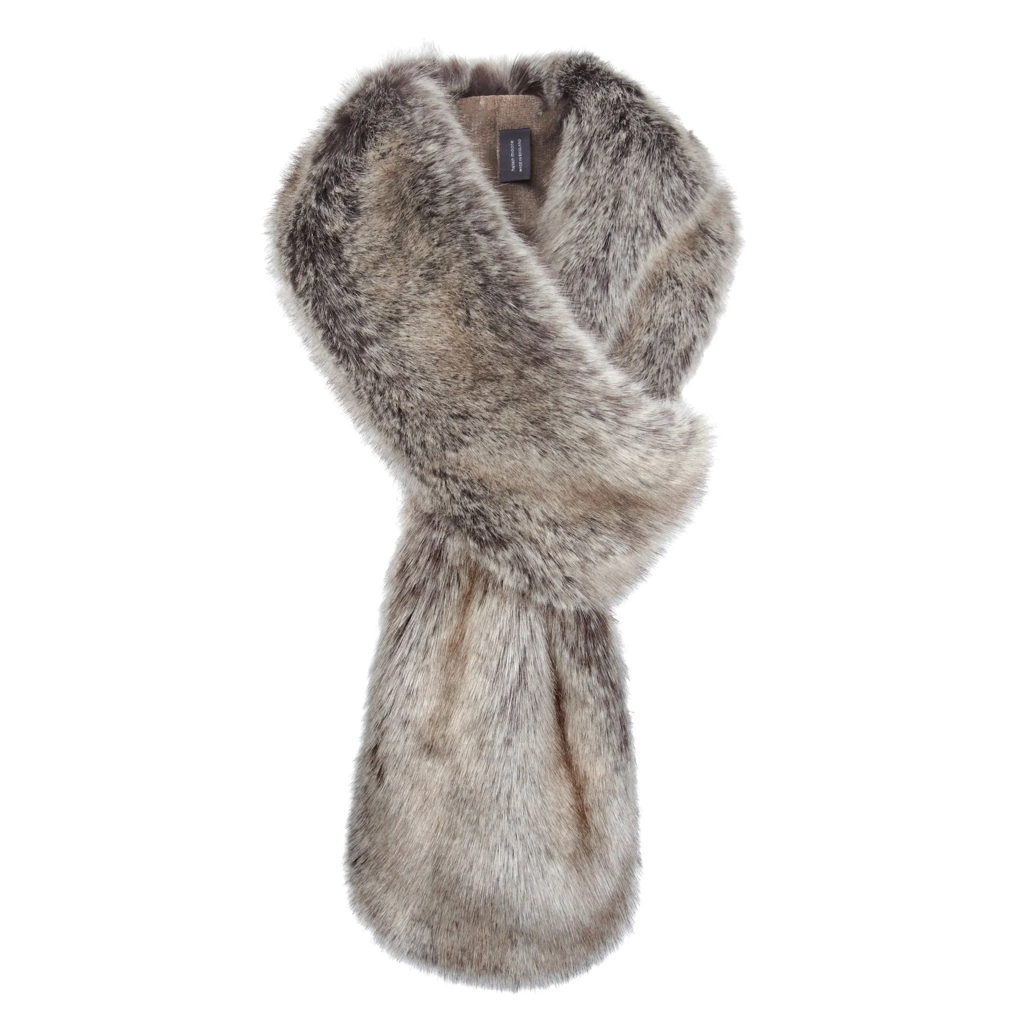 Truffle Faux Fur Loop Scarf