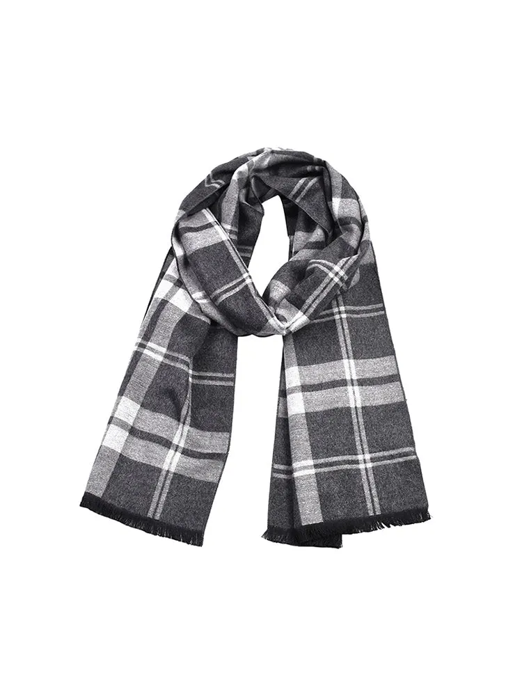 Warm Plaid Scarf